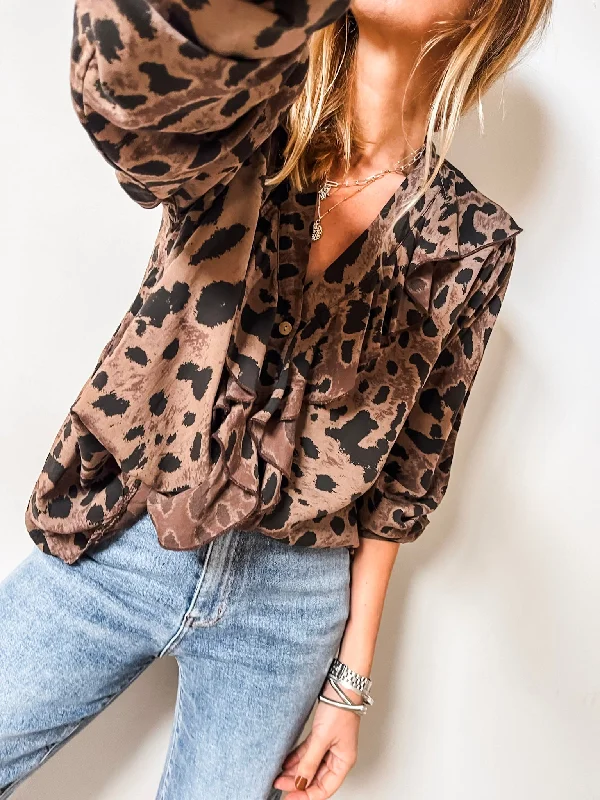 Brown Animal Print