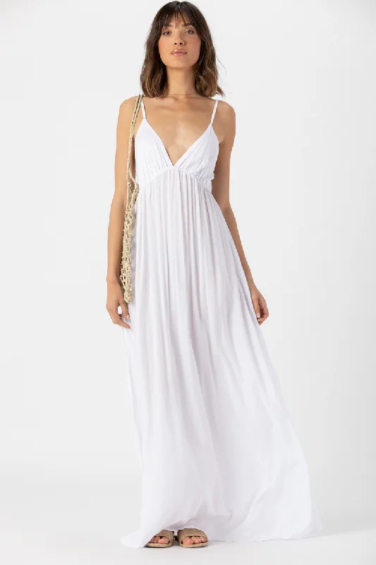 Gracie Maxi Dress Classic Solid Maxi Dress