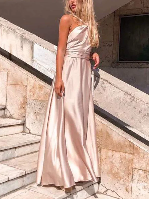 Halter Off Shoulder Party Maxi Dress Cozy Knit Maxi Dress