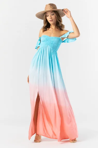 Hollie Maxi Dress Comfortable Ruffle Hem Maxi Dress