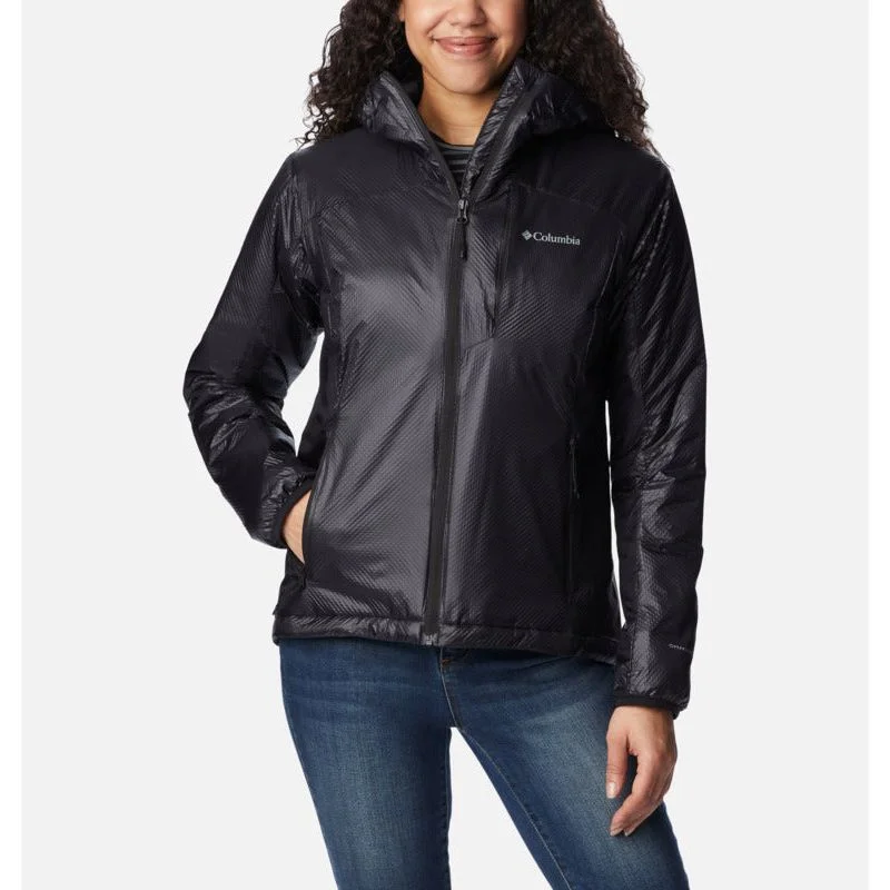 Columbia W Arch Rock Double Wall Elite Hooded Jacket Snapped Jacket Toggled Jacket Drawstring Jacket