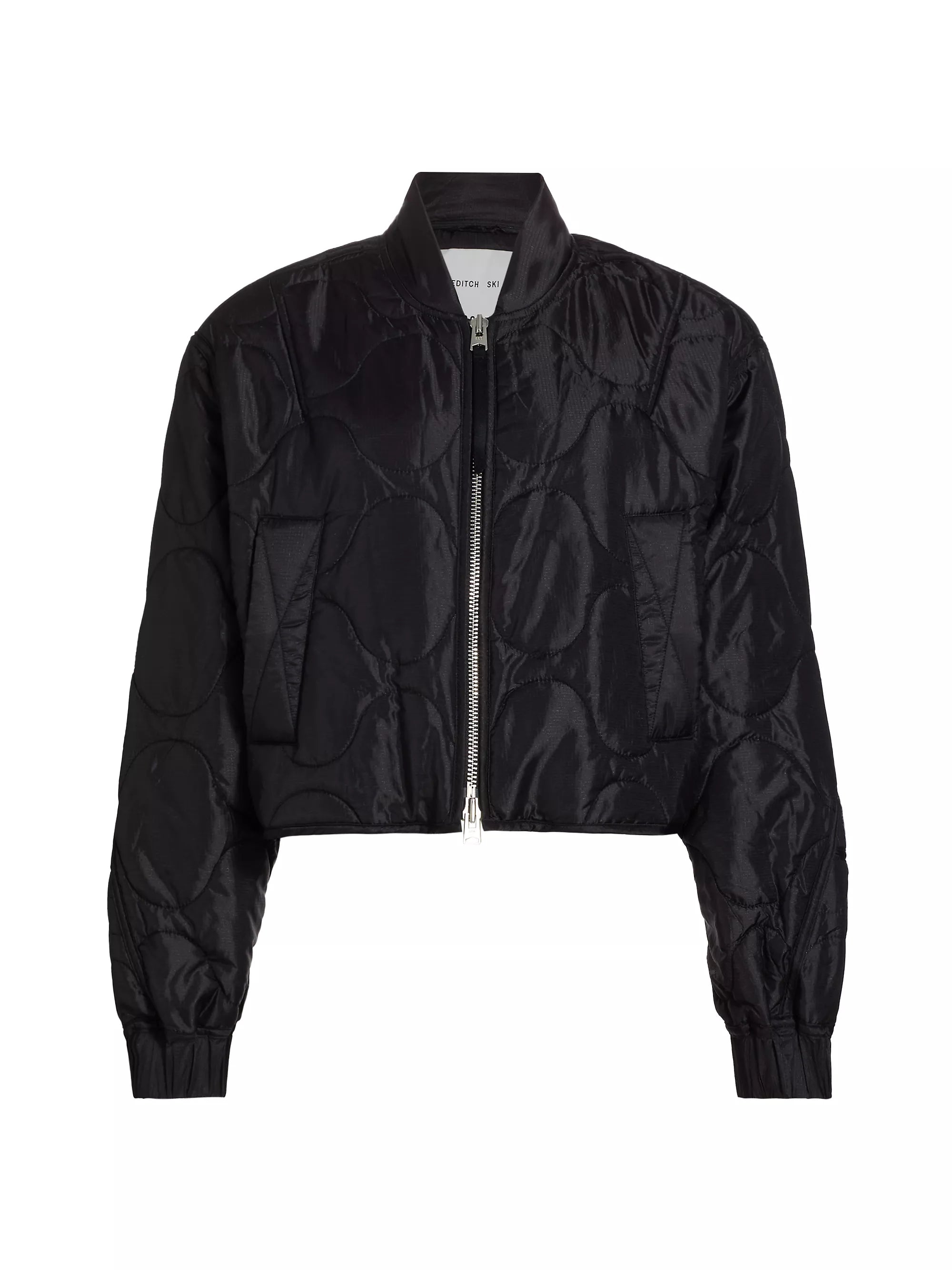 Iona Quilted Jacket - Black Bomber Jacket Anorak Windbreaker