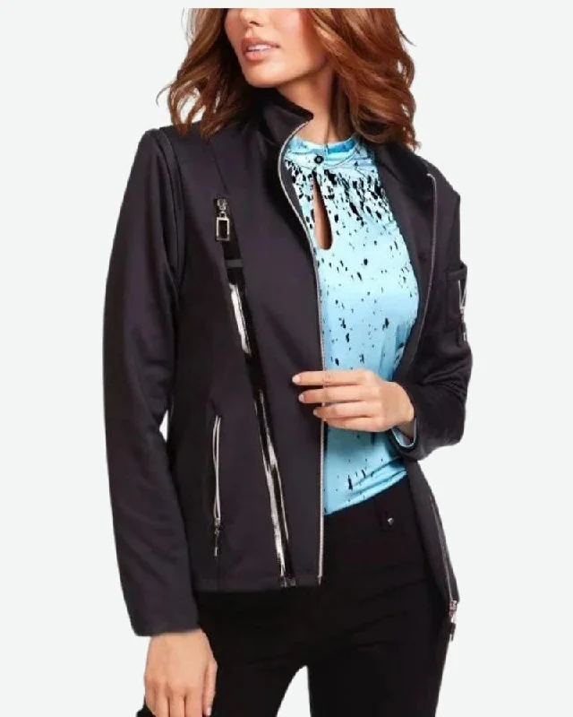 Jamie Sadock - Neo Jacket Hooded Jacket Caped Jacket Shawl Collar Jacket