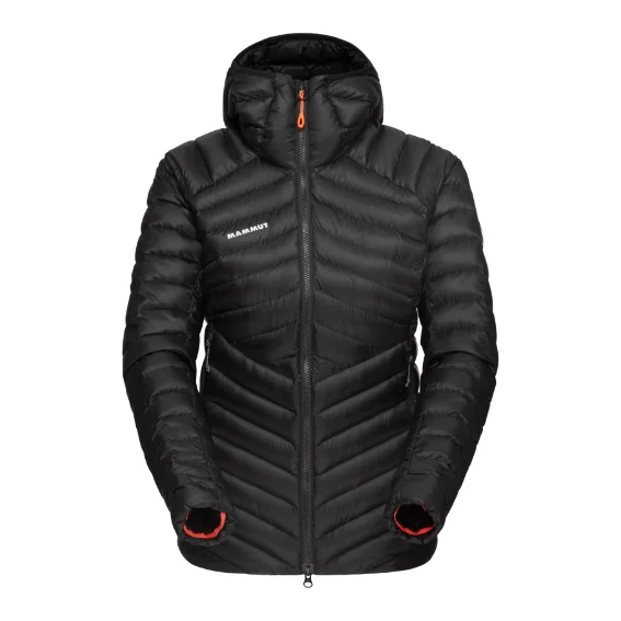 Mammut W Broad Peak IN Hooded Jacket Welt Pockets Slit Pockets Flap Pockets