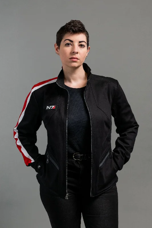 N7 Special Ops Jacket - Defender [Womens] Zippered Front Buttoned Front Snap Front