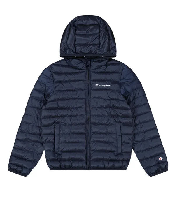 Champion giacca leggera da ragazzo con cappuccio Legacy Outdoor Light Hooded 306485 BS501 NNY navy Hoodie with Exposed Zipper Edgy Industrial