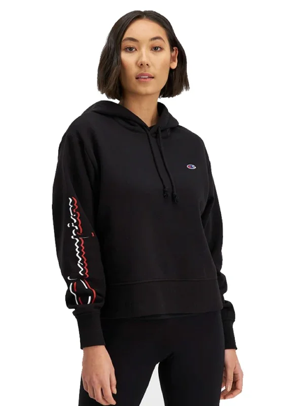 Champion Womens SPS Graphic Print Hoodie <br> CTMWN 6B1 Hoodie with Zipper Placket Modern Functional