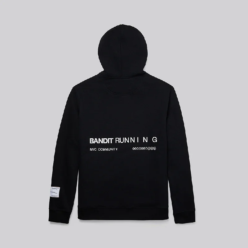 Community Hoodie - Black Hoodie with Slim Fit Tailored Modern