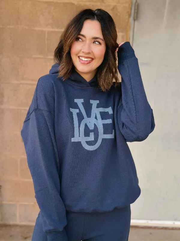 Kerri Rosenthal | Boyfriend Lovgo Hoodie Hoodie with Illustration Artistic Creative