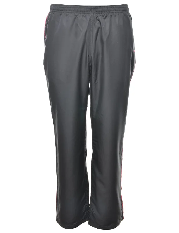 Reebok Black Classic Track Pants - W30 Elegant Palazzo Trousers