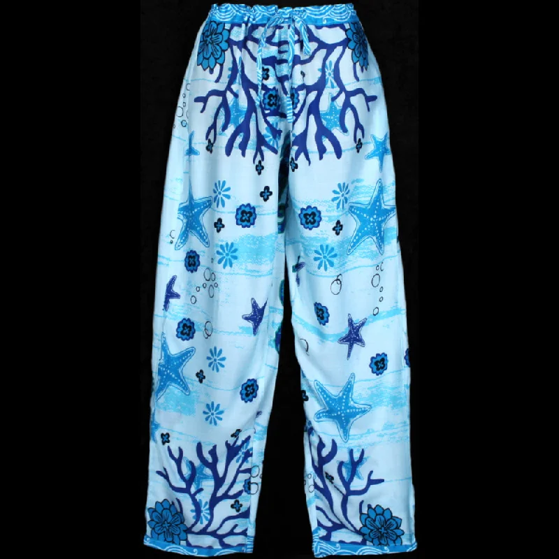 Seahorse Drawstring Pants Classic Straight Pants