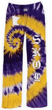 SKOL Tie-Dye Lounge Pants Casual Drawstring Pants