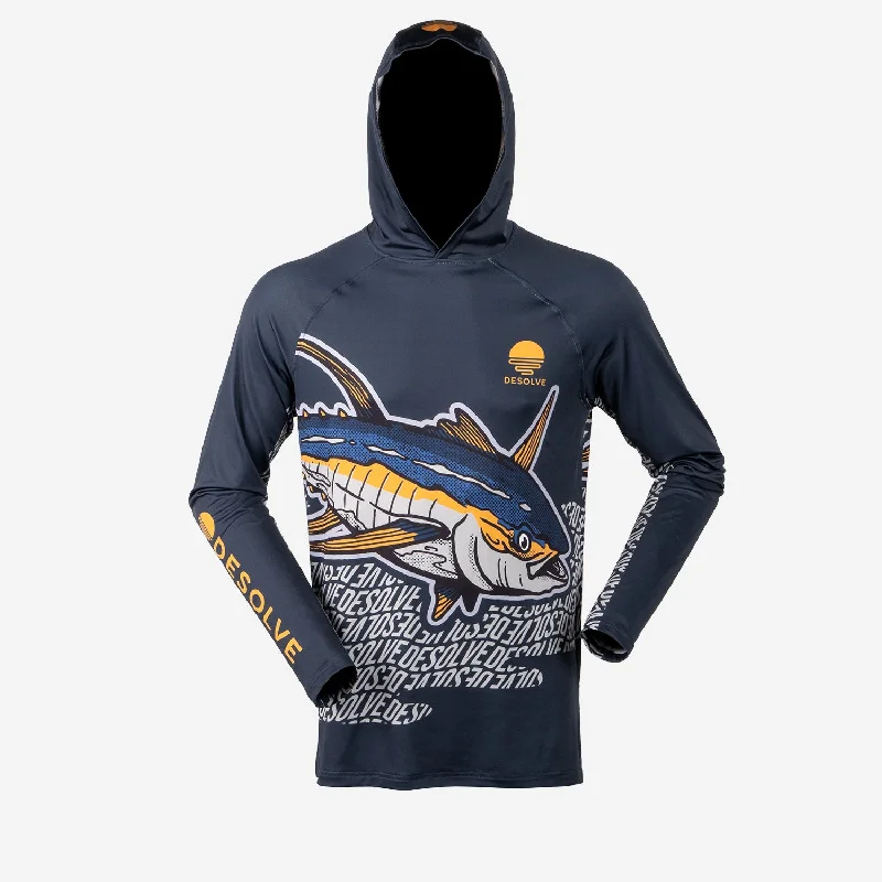 SolarDry Hoodie Yellowfin Hoodie with Crew Neck Simple Timeless