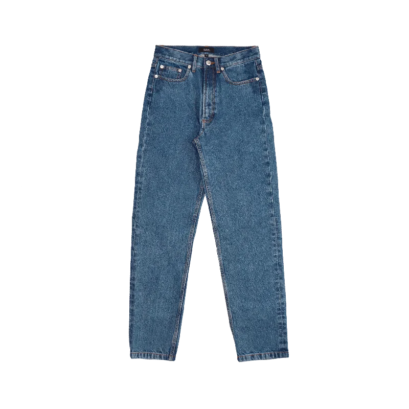 Jean Martin - Blue Stylish Tapered Fit Jeans