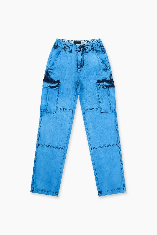 MARINA JEAN | BLUE ACID WASH Casual Skinny Fit Jeans