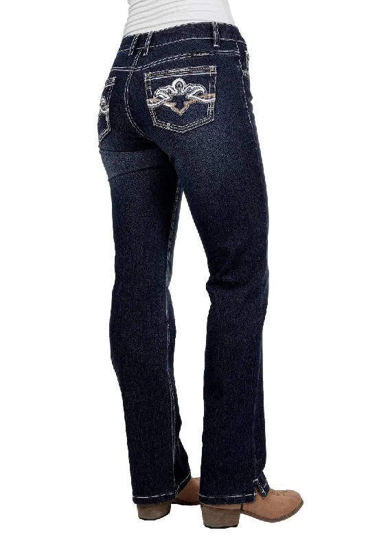 Pure Western Womens Mia Straight Leg Jean Fashionable Jeggings Style Jeans