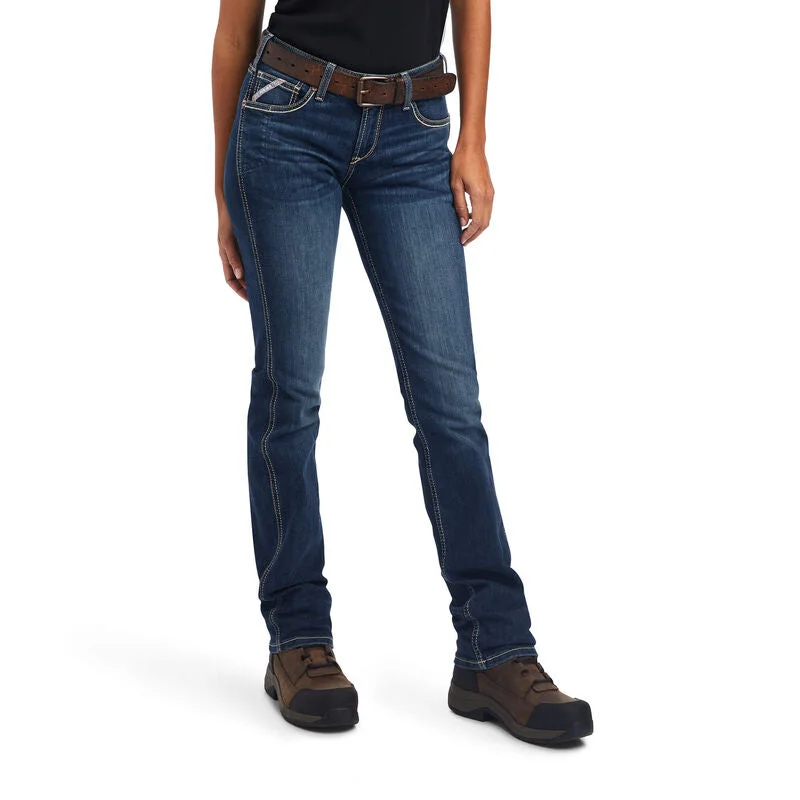 Rebar Riveter Straight Jean-ATLANTA Stylish Shredded Denim Jeans