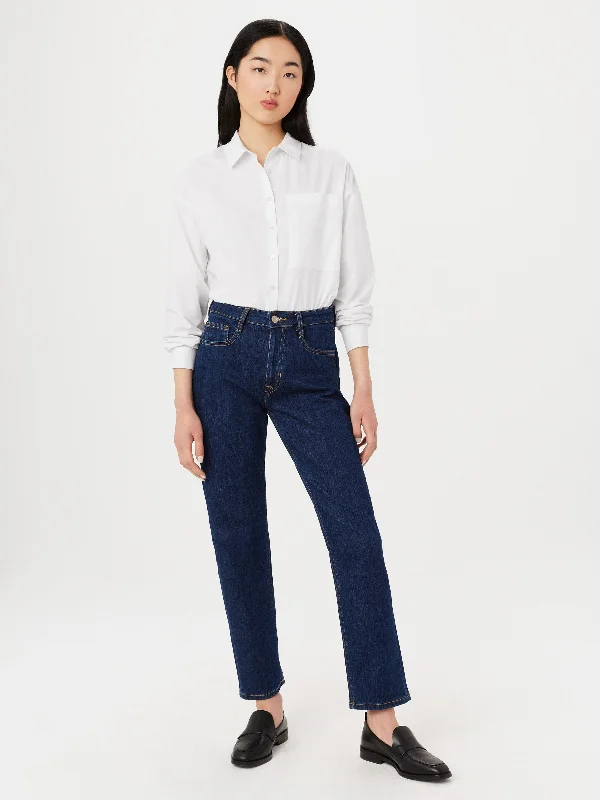 The Cyndi Straight Jean in Dark Wash Chic Dark-Wash Skinny Jeans