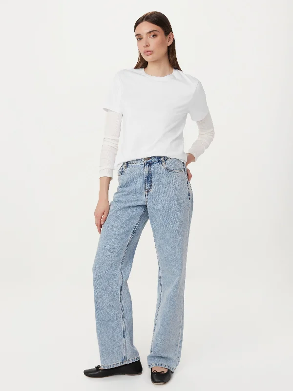 The Courtney Loose Jean in Washed Blue Comfortable Boyfriend Jeans