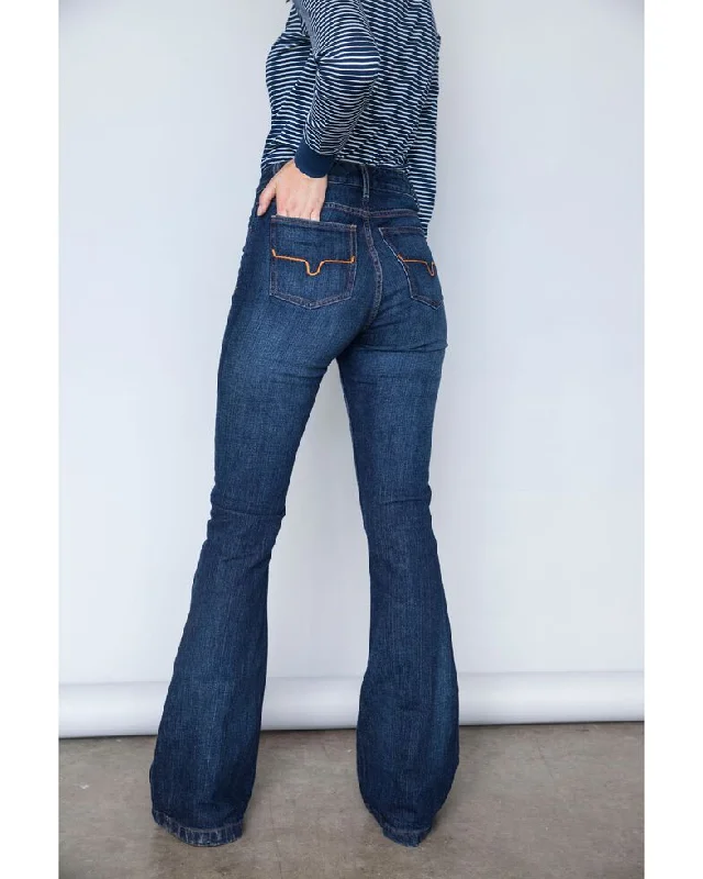 Kime's Ranch Jennifer Dark Wash Jean Trendy Low-Rise Slim Jeans