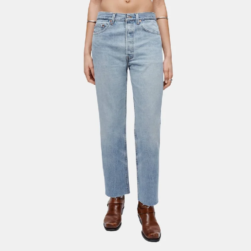 RE/DONE X Levi's 90's Boyfriend Jean (Indigo) Stylish High-Waisted Denim