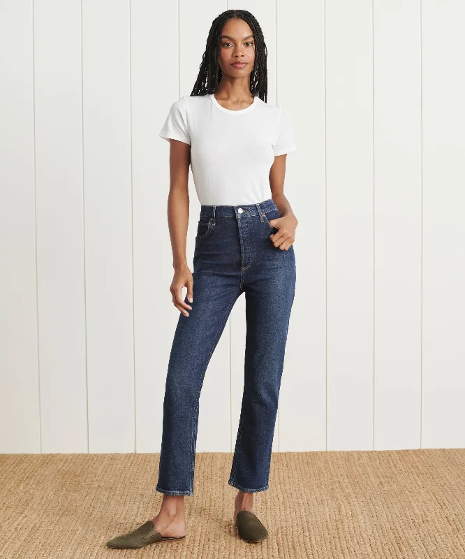 Riley Long Jean Comfortable Straight-Legged Denim