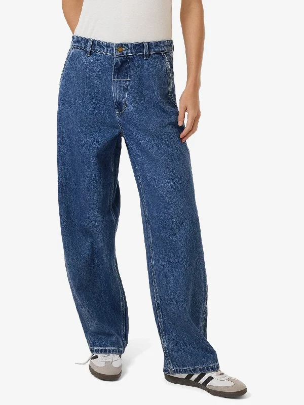 Slouch Carpenter Jean - Double Rinsed Blues Chic Double Waistband Jeans