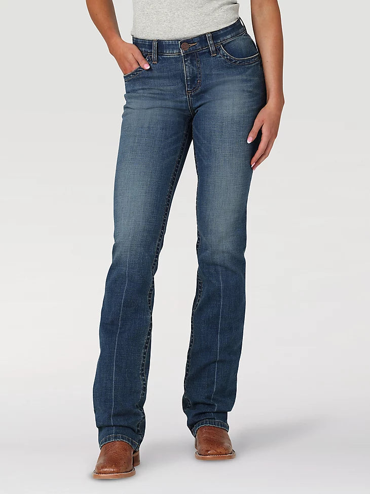 Wrangler Willow Mid-Rise Jean Cozy Relaxed Fit Denim Jeans