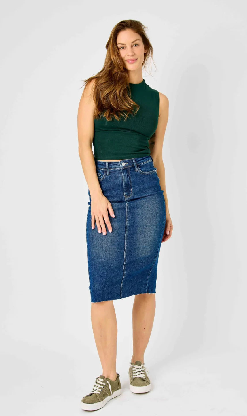 Hey Judy Mid Length Skirt high waist skirt