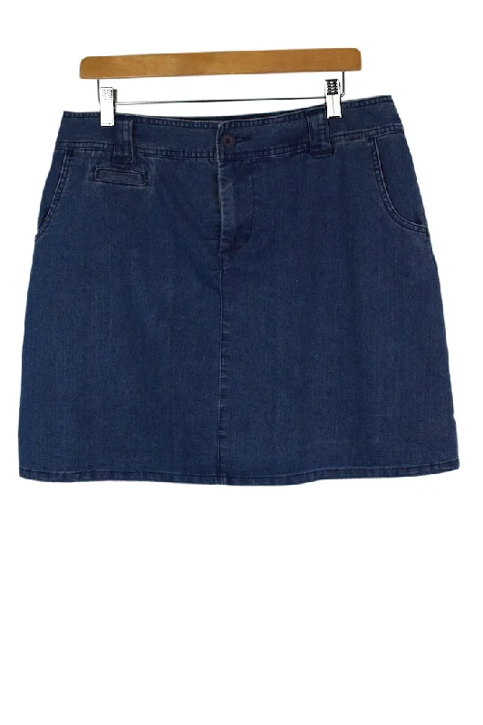 Denim Mini Skirt chiffon skirt airy