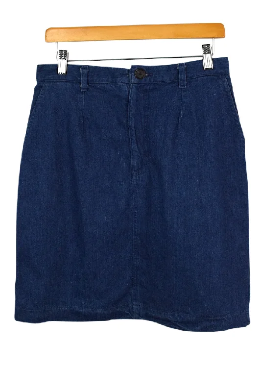 Lee Brand Denim Skirt cashmere skirt fine