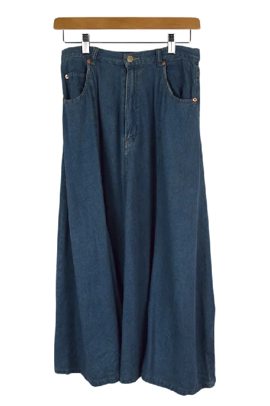 Denim Skirt linen skirt natural