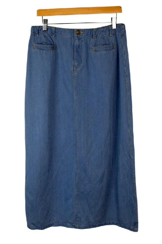 Liz Claiborne Brand Denim Skirt midi skirt versatile