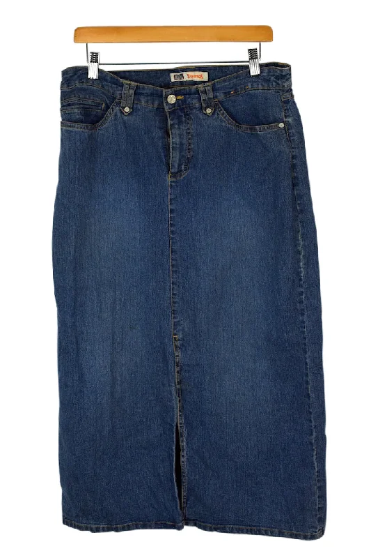 Denim Skirt slim fit skirt