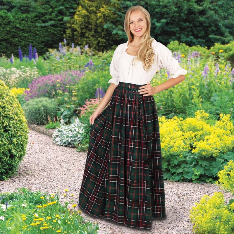 Scottish Plaid Skirt cashmere skirt soft